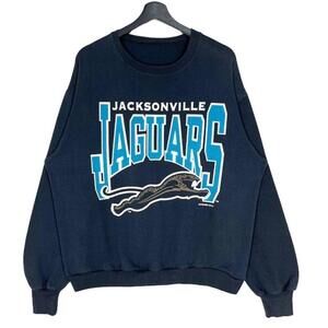 1993 Nfl Jacksonville Jaguars Sweatshirt Crewneck Big Logo Shirt